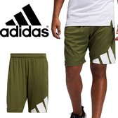 Adidas Sportshort/ Korte broek - Groen - Maat S