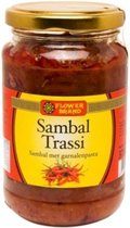 Flower Brand - Sambal Trassi - Sambal met garnalenpasta - 200g - per 4x te bestellen