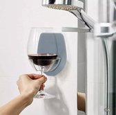 Porte-verre à vin en Siliconen bain - salle de bain - douche - détente - vin rouge - vin blanc - bien-être - idée cadeau