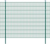 Decoways - Dubbelstaafmatten en palen 2008x1830 mm 24 m groen