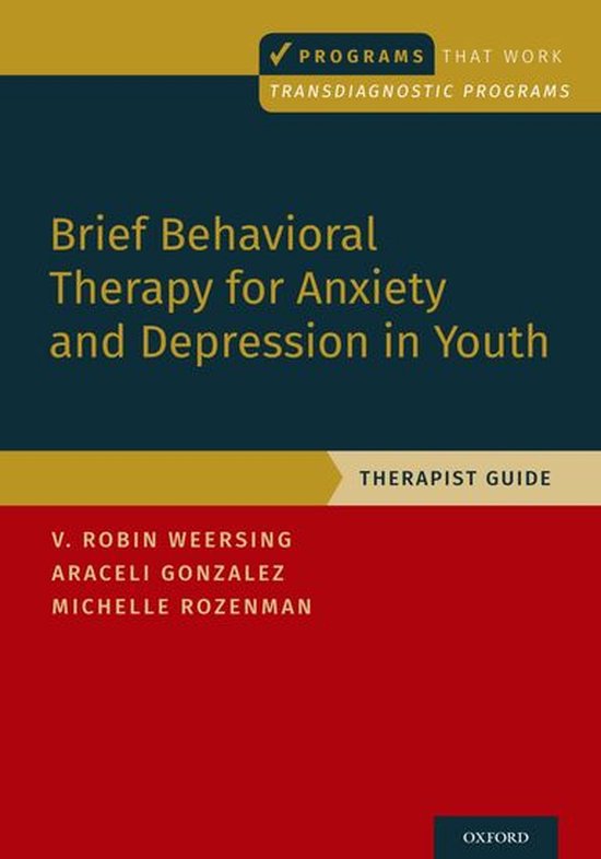 Programs That Work - Brief Behavioral Therapy for Anxiety an ... - cover