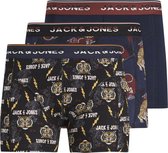 JACK & JONES  JACTIGER TRUNKS 3-PACK Heren Onderbroek  - Maat M