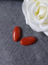 Zaksteen 30 x 15 Jaspis Rood