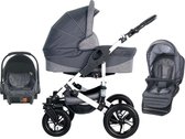 Friedrich Hugo - Combi-kinderwagen - Grijs