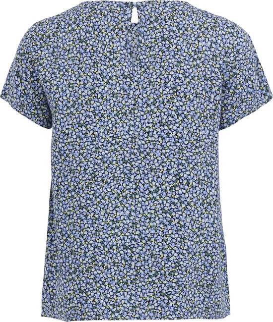 Vila Vipaya S/s Shirt Dress/su - Noos (Federal Blue) – 419 kr