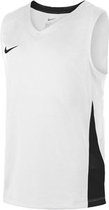 Nike team basketbal shirt junior wit zwart NT0200100, maat 164