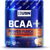 USN BCAA Power Punch 400 GR Mandarijn Smaak - Aminozuren - Spiergroei, Herstel - BCAA Poeder