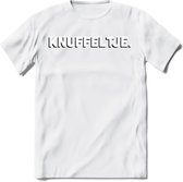 Knuffeltje - Valentijn T-Shirt | Grappig Valentijnsdag Cadeautje voor Hem en Haar | Dames - Heren - Unisex | Kleding Cadeau | - Wit - XL