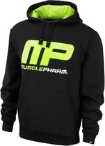 Pull Over Hoodie Black Lime-Green (MPSWT448) S