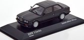BMW 3 Serie ( E30 ) Limousine 1989 Zwart 1-43 Minichamps Limited 500 Pieces