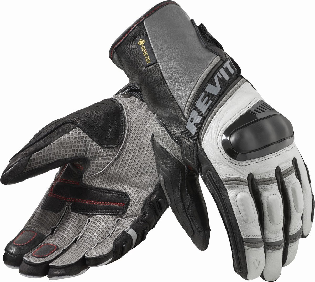 REV’IT! Dominator 3 GTX Licht Grijs Antraciet Handschoenen - Maat L - Handschoen