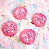 Team Bride button 6x