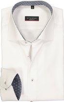 ETERNA modern fit overhemd - twill heren overhemd - wit (contrast) - Strijkvrij - Boordmaat: 41