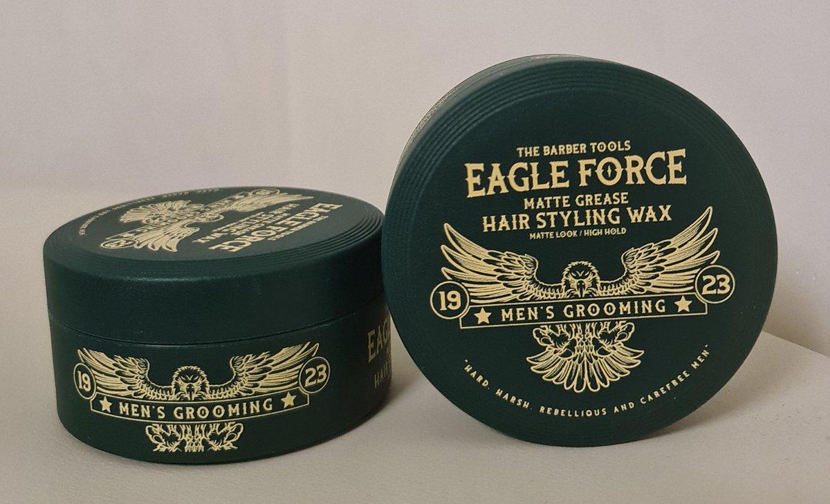 Eagle Force - Matte Grease - Hair Styling Wax -Matte Look - High Hold - 2 x 150ml