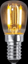 Kogellamp - Rookglas - E14 - 1W - Super Warm Wit 2100K