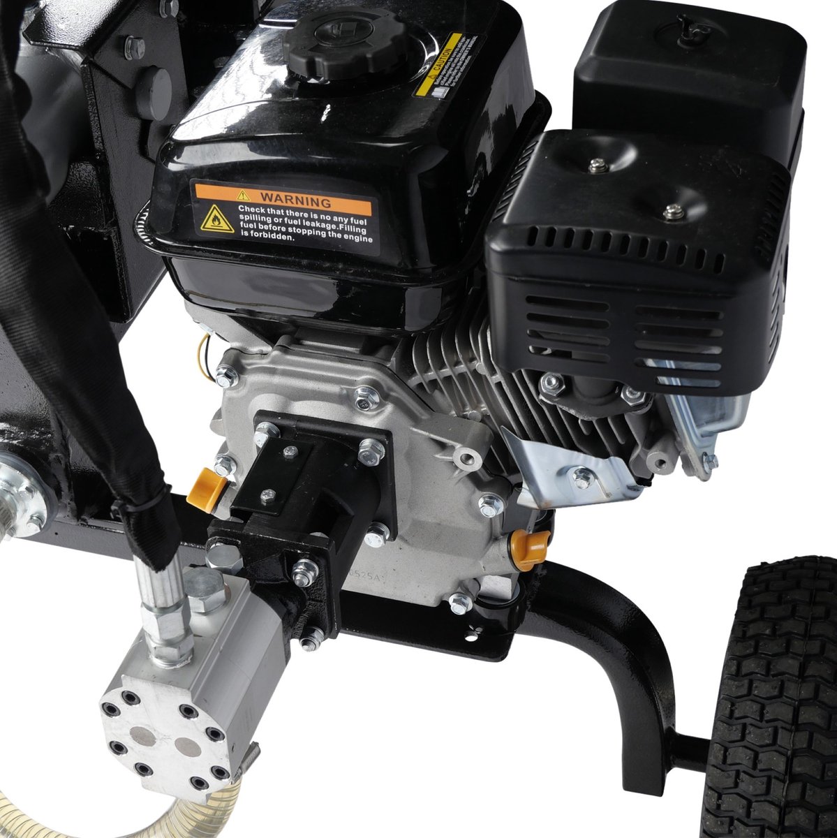 Houtklover 12 ton met benzinemotor