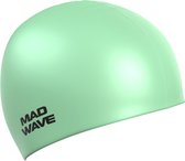 Madwave 100% Siliconen Zwemcap Pastel Groen