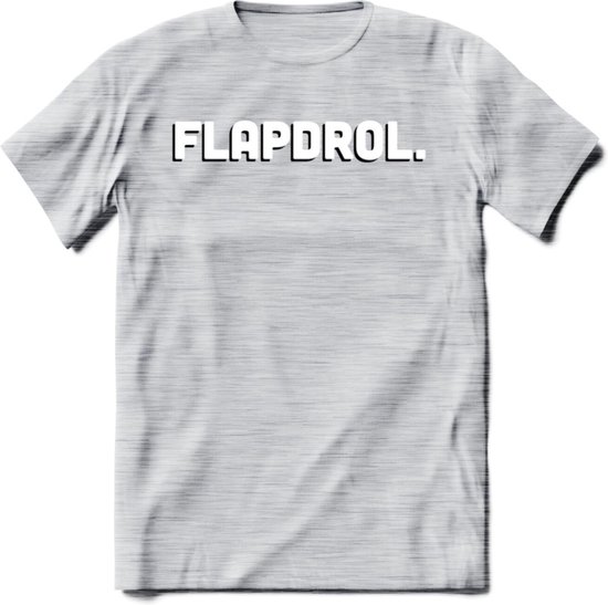 Flapdrol - Valentijn T-Shirt | Grappig Valentijnsdag Cadeautje voor Hem en Haar | Dames - Heren - Unisex | Kleding Cadeau | - Licht Grijs - Gemaleerd - 3XL