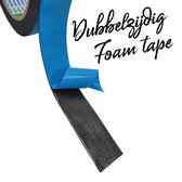 24ME® 3M Dubbelzijdig Foam Tape - 20mm x 0.8mm x 3M - Montagetape - Hobby Tape - Automotive