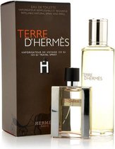 Hermès Terre d`Hermès Giftset - 30 ml eau de toilette + 125 ml eau de toilette navulling - cadeauset voor heren