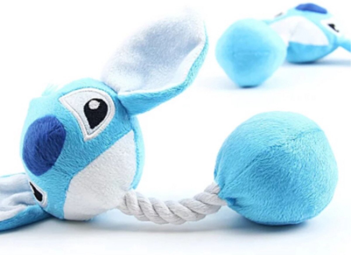 Jouet pour chien Stitch Balle à picots avec son rangement Plushland