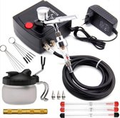 Hoobi® Airbrush set - Compressor - Complete set - Luchtpistool - Professioneel