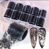 Nagelfolie- transferfolie- nageldecoratie- nailart