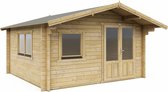 Interflex blokhut standaard – tuinhuis – geïmpregneerd hout – inclusief dakbedekking - 4x4