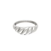 Yehwang Ring Croissant 6mm zilver