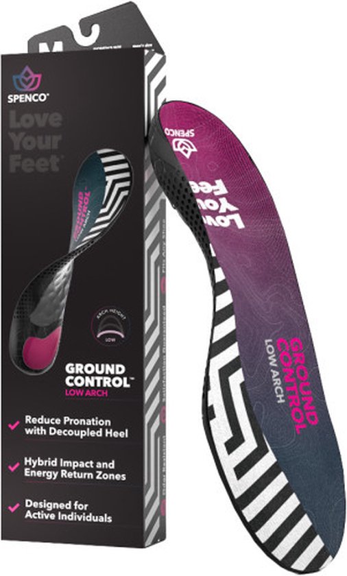 Spenco Low Arch Ground Control steunzolen - Platvoet steunzool -  Doorgezakte voet - | bol.com