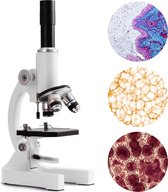 Tectie® Optische Microscoop 64X - 2400X Zoom - Onderwijs - Biologie - Wetenschap - Microscopen - Monoculair - Met Accessoires