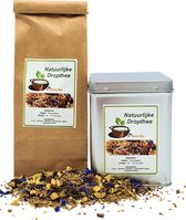 De Gouden Kat - Natuurlijk Dropthee + blik - 100% natuurlijke kruidenthee - Dropsmaak - 100 gram - Steranijs - Zoethout - Relaxthee - Ontspannende thee voor de avond