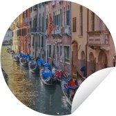 Tuincirkel Venetië - Architectuur - Italië - 120x120 cm - Ronde Tuinposter - Buiten XXL / Groot formaat!