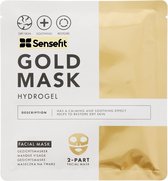 Sensefit - Collageen Gezichtsmasker - Huidverzorging - Maskers - Goud - Collageen Voor Wallen - Een Heerlijk Verzorgend Masker - Peel off masker - blackhead masker