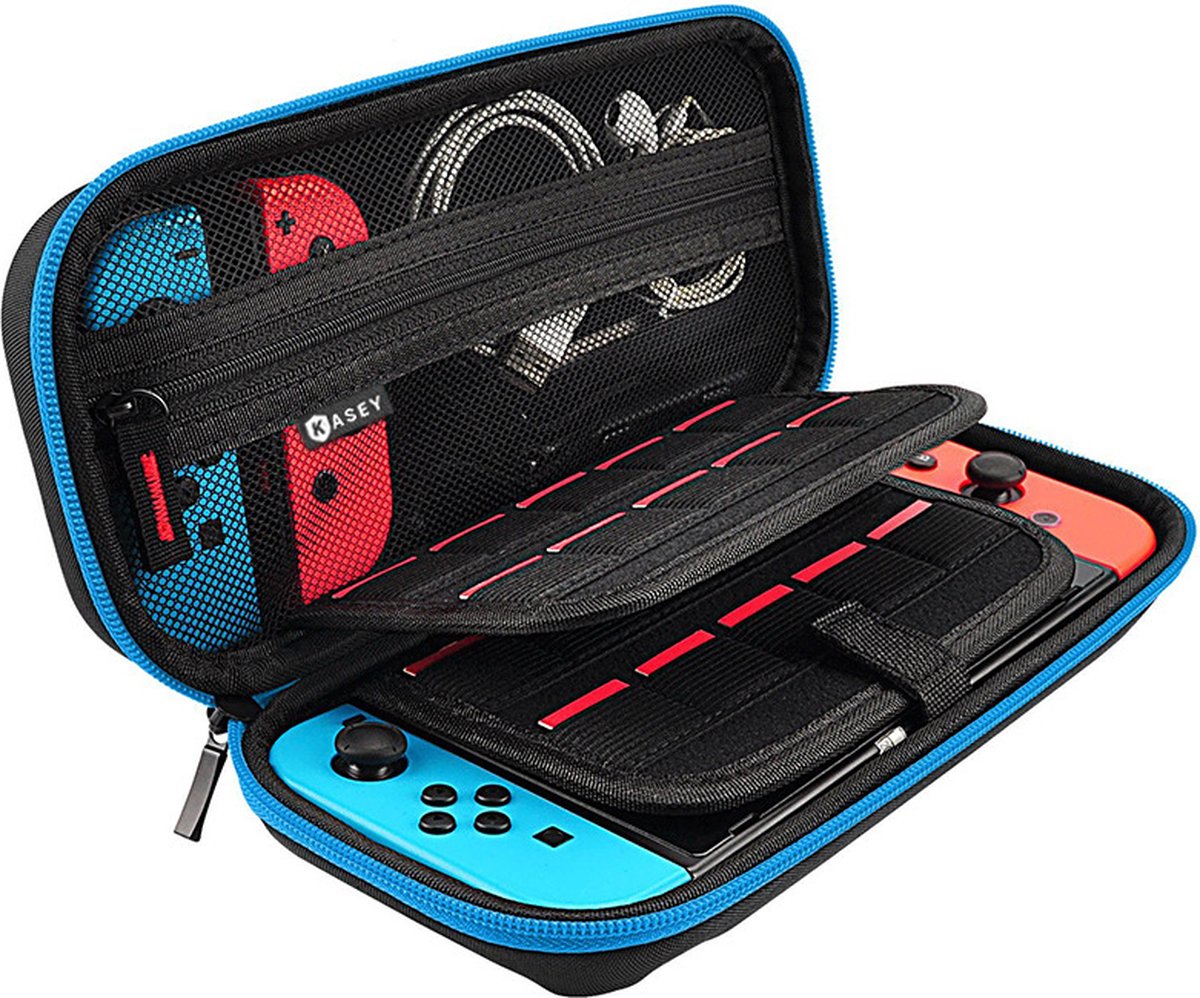 Kasey Geschikt voor Nintendo Switch Case & Switch OLED Case & Nintendo Switch Hoes bol