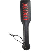 Nooitmeersaai - PU leren paddle met XOXO letters - 32 cm