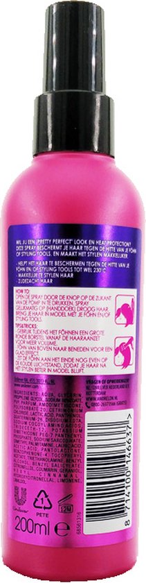 2X- Andrelon Heat Protect Spray Pretty Perfect 200 ml