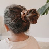 Scrunchie - chocolate velvet | Bruin | Meisje