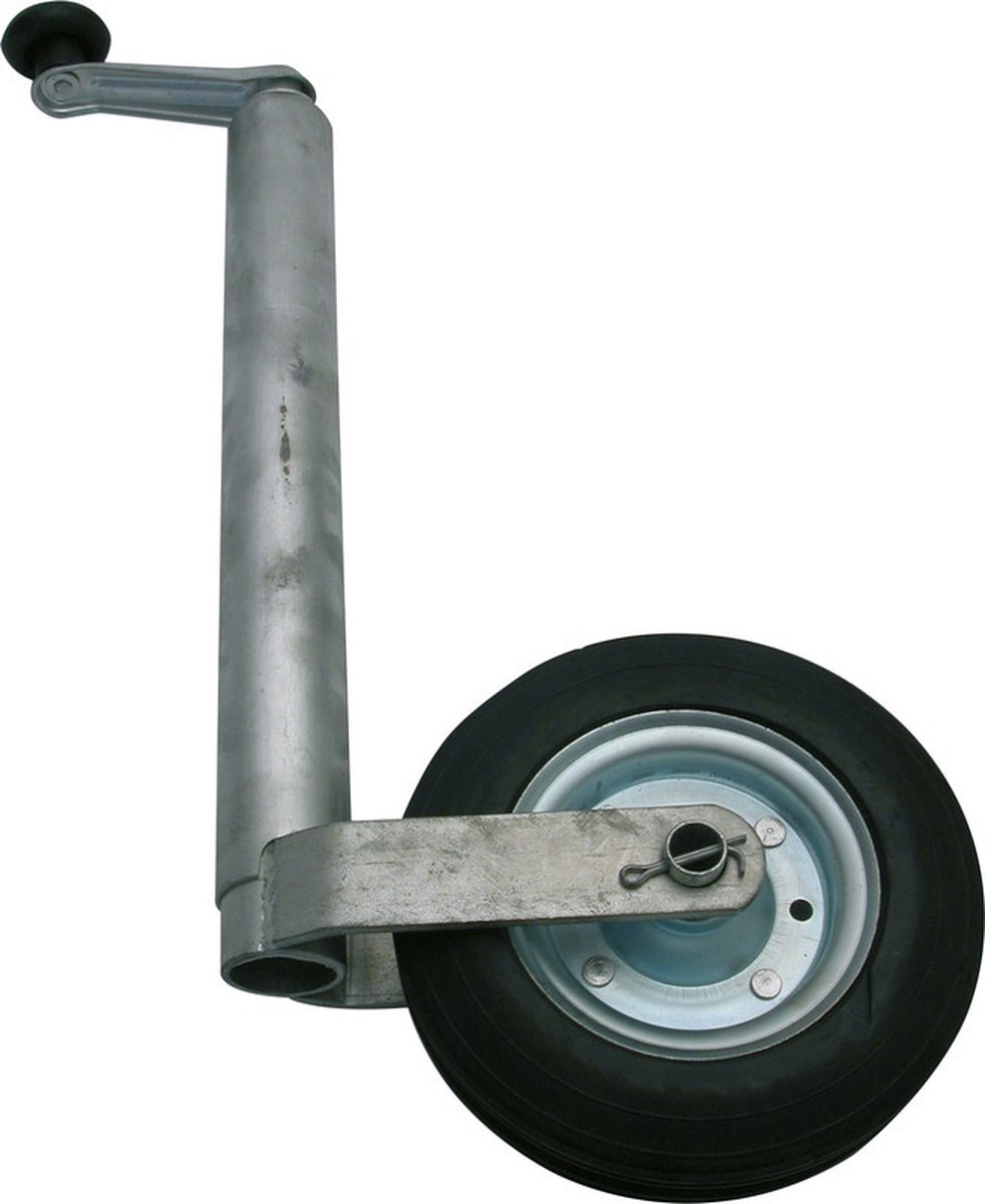 Roue Jockey Trigano 48 – Galet 200x50 Mm – Acier Galvanisé – Charge 150 Kg – Pour Remorque Jusqu’à 750 Kg