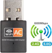 600Mbps USB Wifi Adapter - 2.4Ghz & 5Ghz - Windows - Mac - Linux