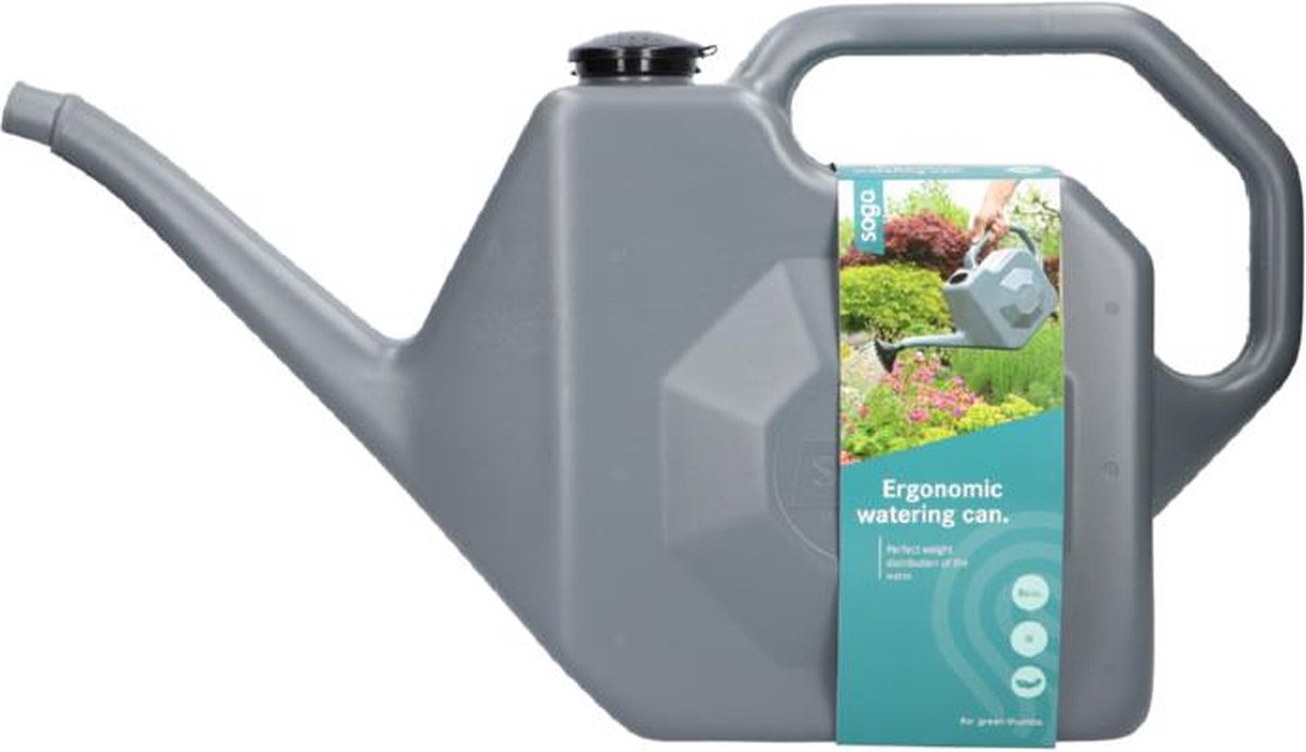 Sogo ergonomische gieter antraciet - 8 L - 8 Liter