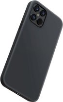 Devia Liquid Silicone Backcover Apple Iphone 12 / 12 Pro (6.1'') Zwart 324666 COL