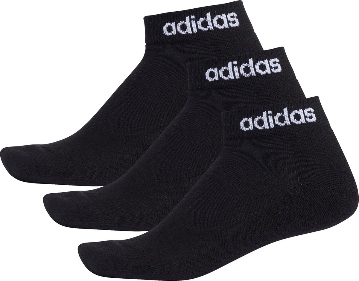 adidas HC Ankle 3pp Enkelsokken 3-Pack 34-36 Zwart