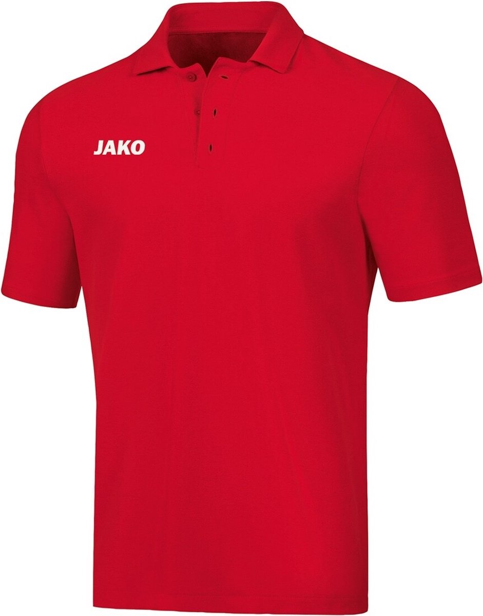 Jako Polo Base Dames Rood Maat 34