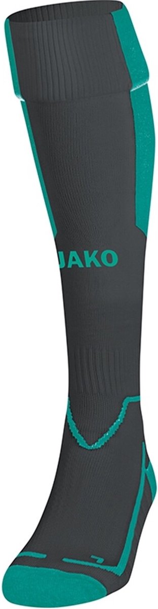 Jako Lazio Voetbalkousen - Antraciet / Turkoois | Maat: 31-34