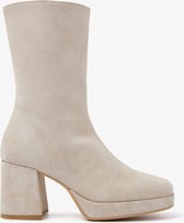 VIA VAI Lilla Seven Enkellaarsjes dames - Beige - Maat 37