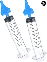 INTER™ Oorsmeer Verwijderaar Set - Oorreiniger - 2x Oorspuit - 2x Opzetstukje - Herbruikbaar