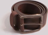 DEELUXE Geperforeerde leren riem AKLEY Brown