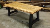 BAER | Eettafel | Boomstamtafel | industrieel | Hout