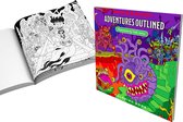 D&D / Dungeons & Dragons Adventures - Outlined Coloring Book - kleurboek